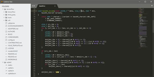 Возможности Sublime Text 3